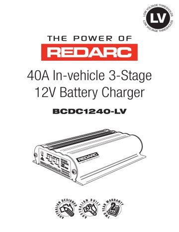 redarc bcdc1240 manual.